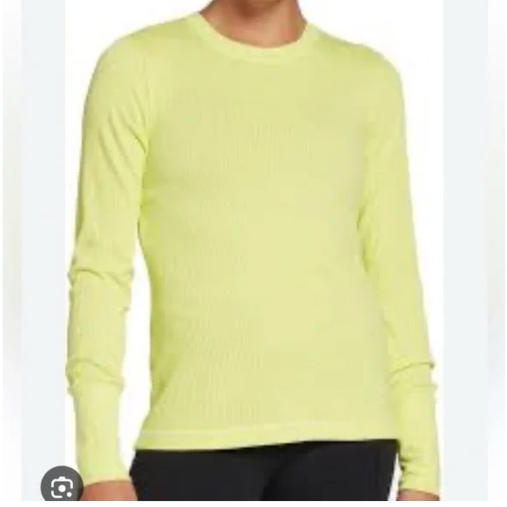 CALIA by Carrie Underwood Yellow Crewneck Top